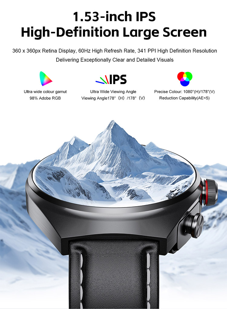 GT95 1.53inch IPS Smartwatch